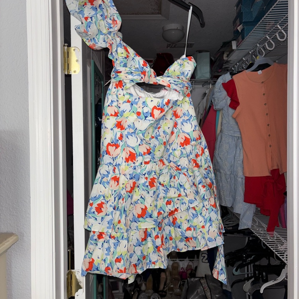 Hello Molly Colorful Floral Kids Dress